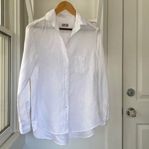 100% Linen Anthropologie Button-Down